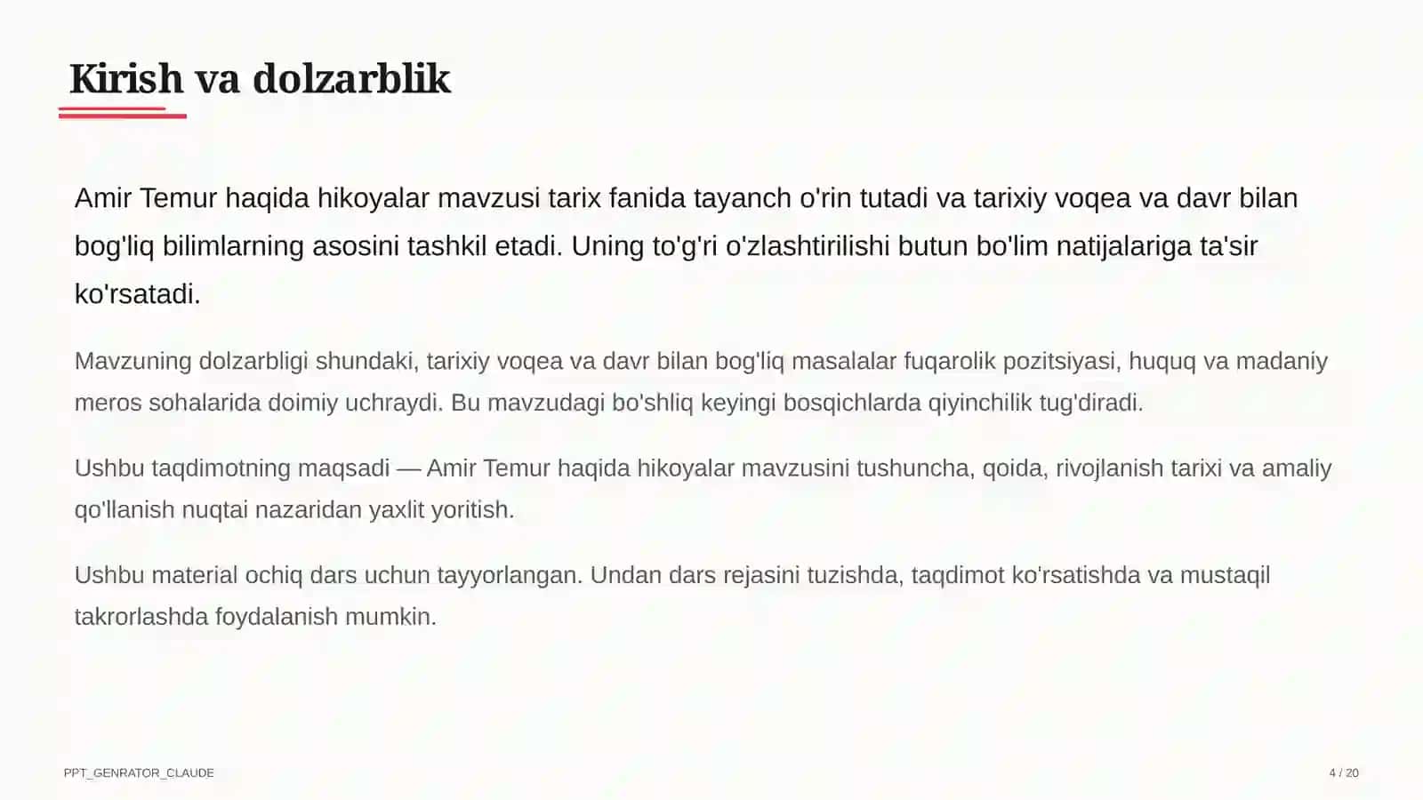 Amir Temur haqida hikoyalar (5-sinf) 4