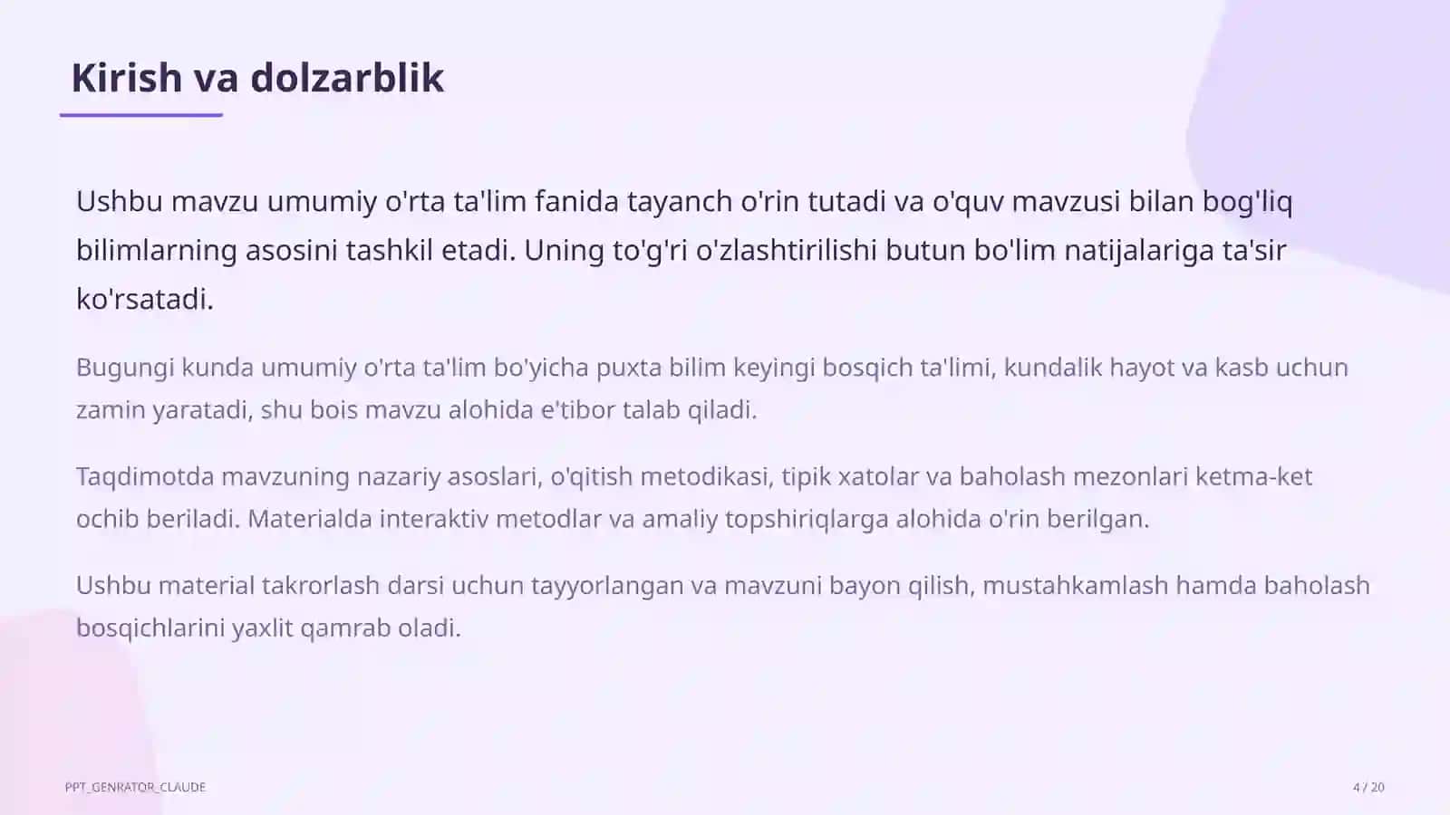 Qayta ko'rib chiqilgan davlat ta'lim standartlari: kompetensiyaviy yondashuv nimani o'zgartiradi? 4