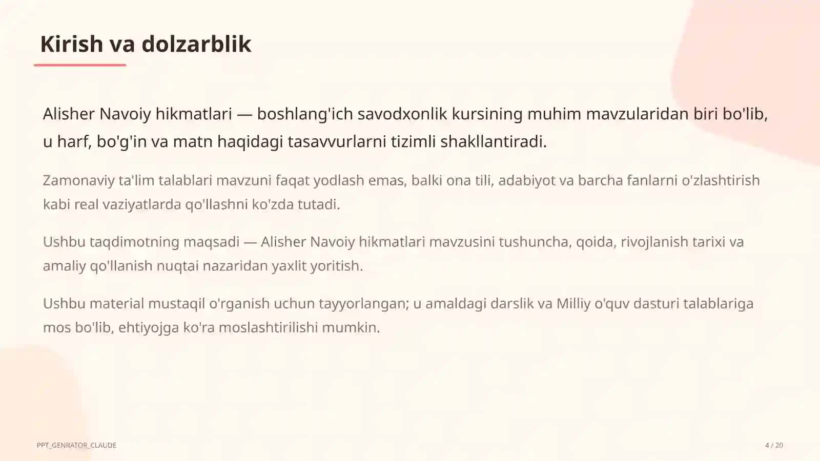 Alisher Navoiy hikmatlari (3-sinf) 4