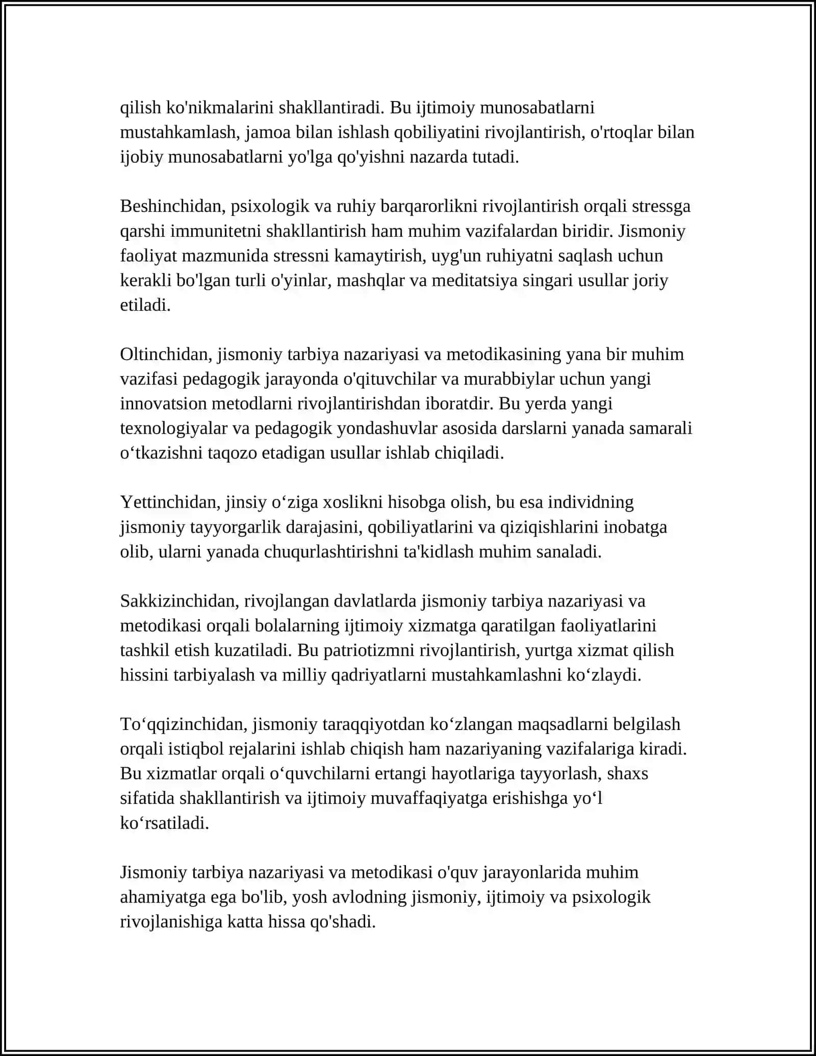 Jismoniy Tarbiya Nazariyasi va Metodikasi 4