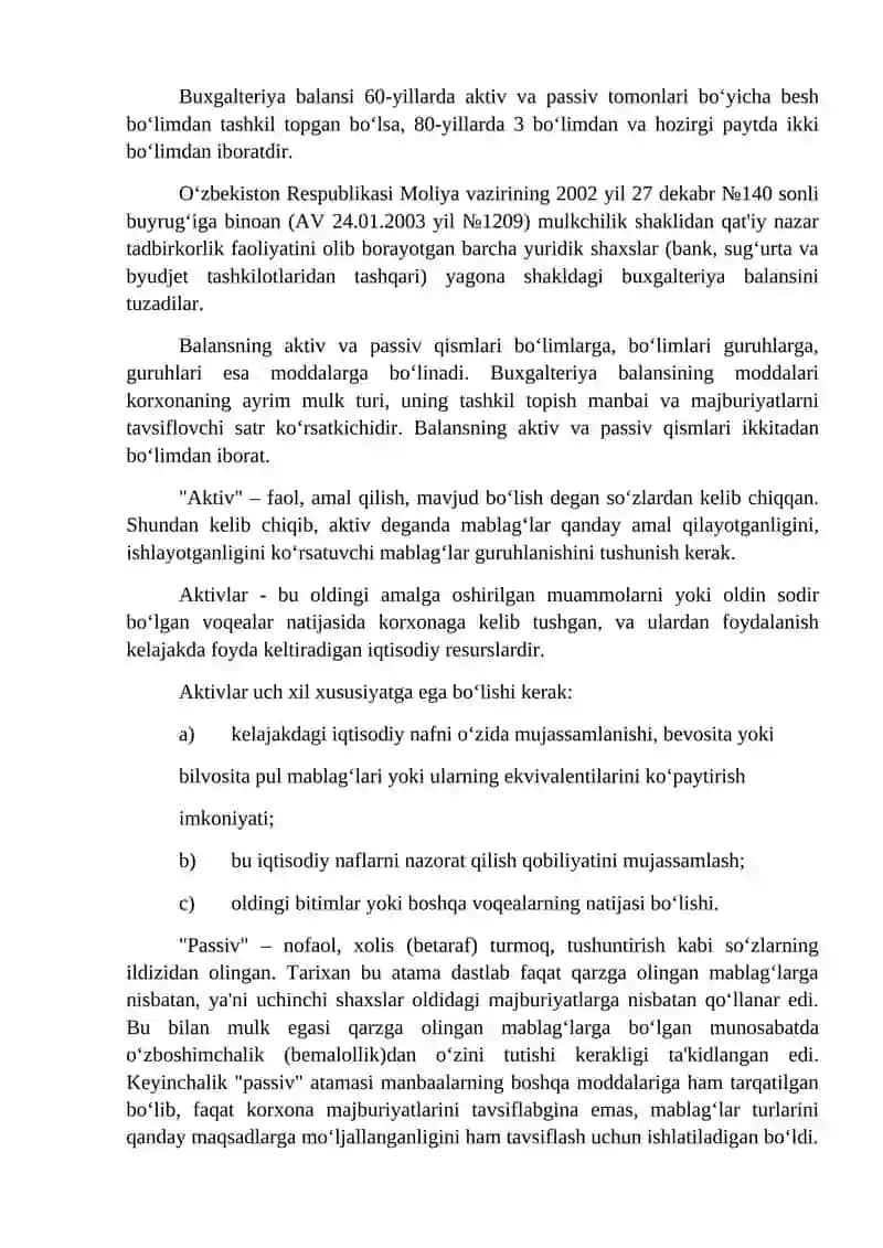 Buxgalteriya Balansi 4