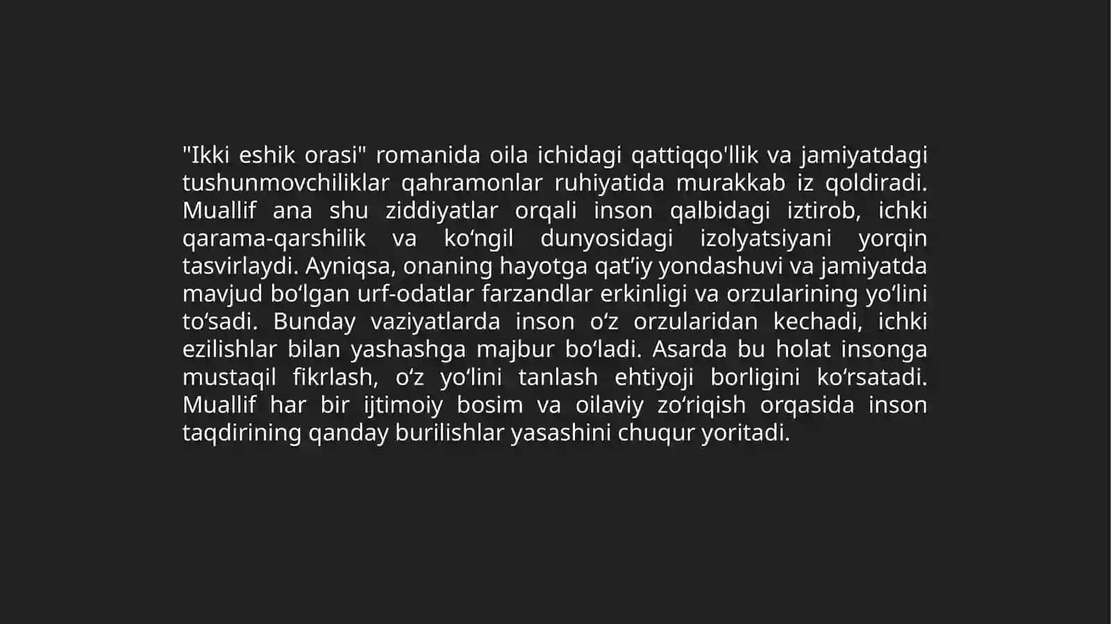 Badiiymatnning lisoniy tahlili 4