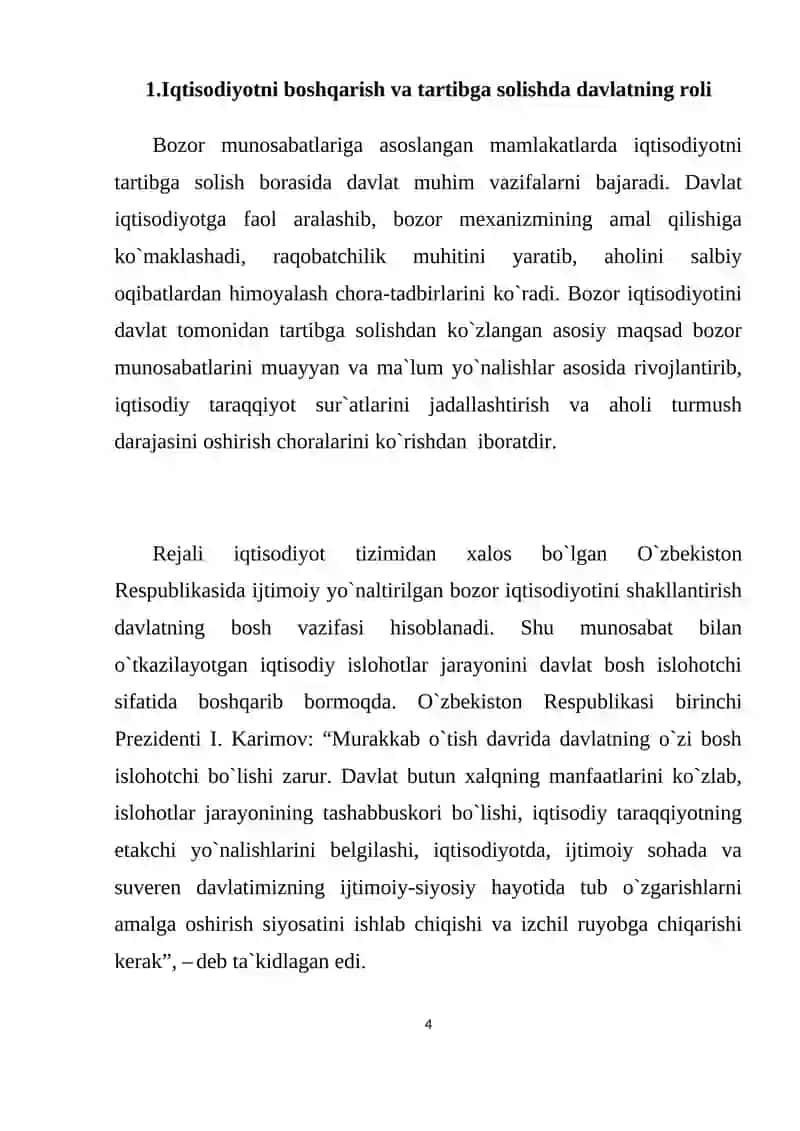 Iqtisodiyotni tartibga solishda davlatning roli 4