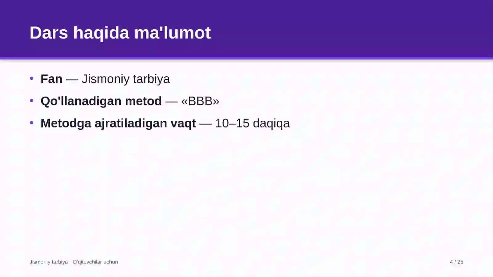 jismoniy tarbiya darslarida bbb metodidan foydalanish 9028 4
