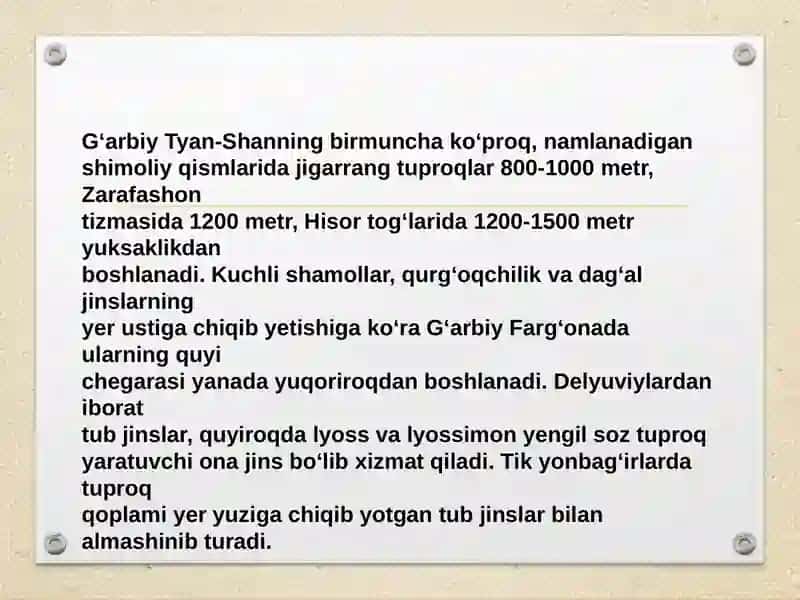 Baland tog' o'rmon tuproqlar 4