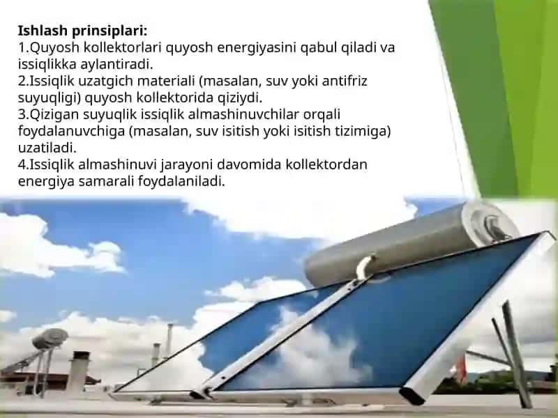 YASSI QUYOSH KOLLEKTORLARI 4