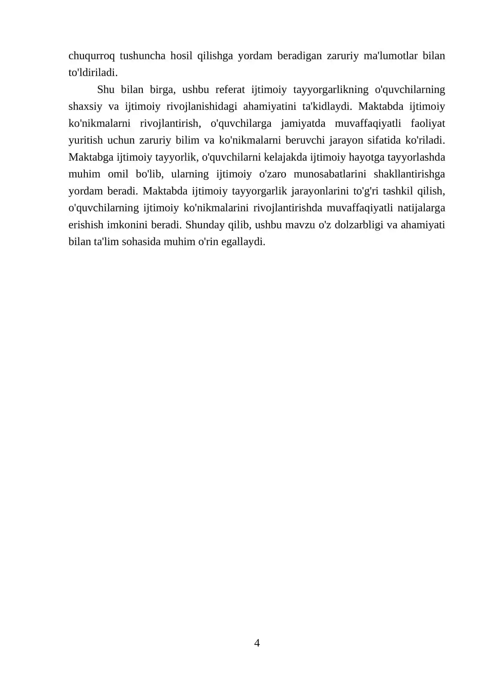 Maktabga ijtimoiy tayyorlik 4