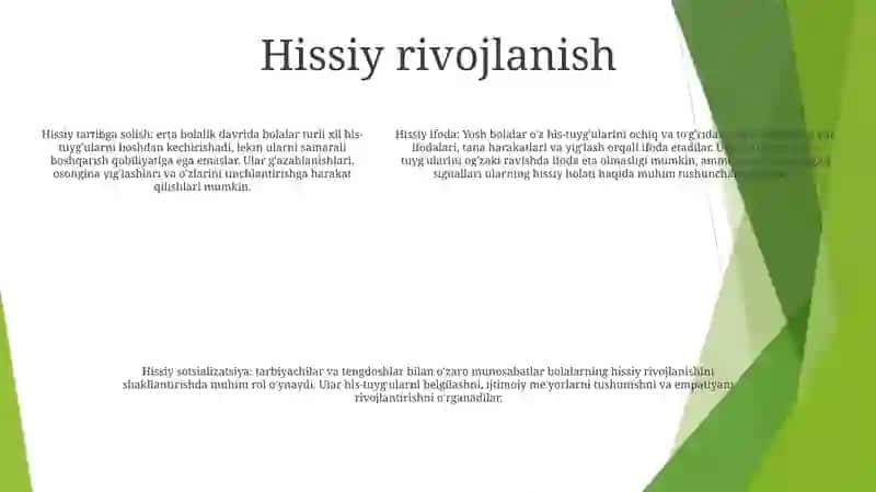 Kichik Maktab Yoshi Davrida Rivojlanish Xususiyatlarini 4