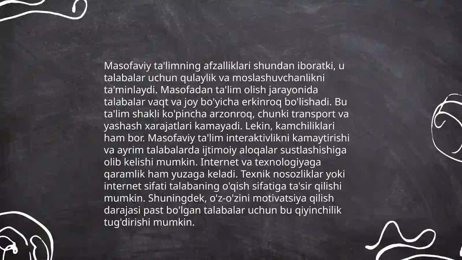 Masofaviy ta'lim tizimlari va ulardan foydalanish 4
