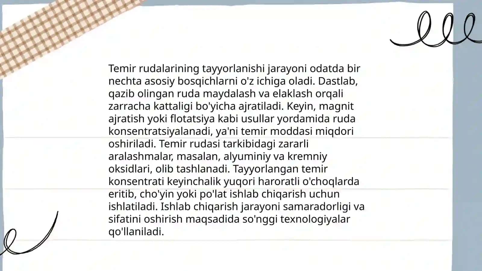 Metallurgiyada temir ishlab chiqarishda Midrex texnologiyasi 4