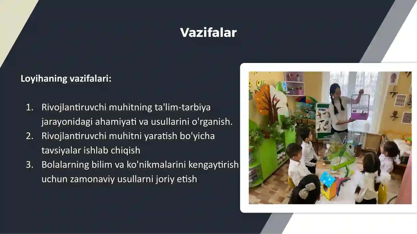 Maktabgacha taʼlim tashkilotida taʼlim-tarbiya jarayonini samarali amalga oshirishda rivojlantiruvch 4
