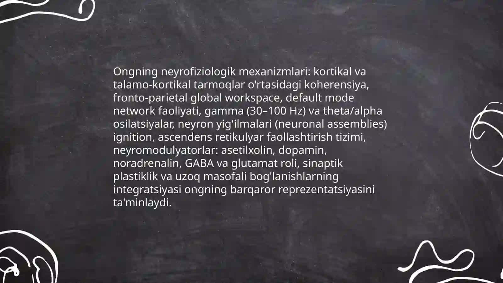 Diqqat va ong psixofiziologiyasi 4