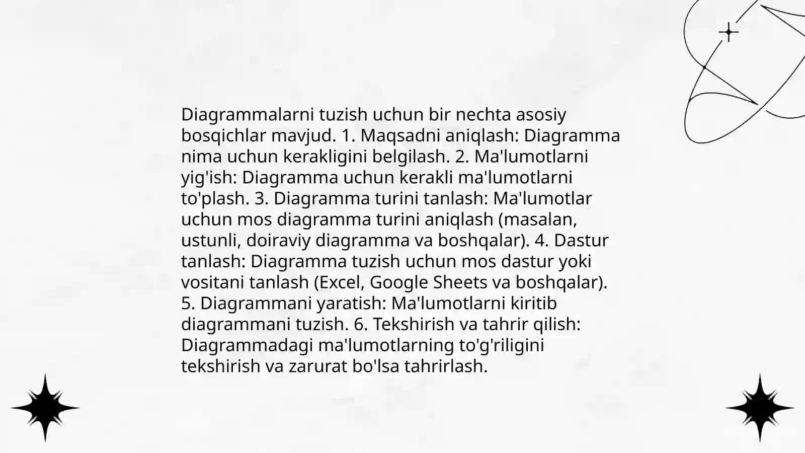 Diagrammalar qurish 4