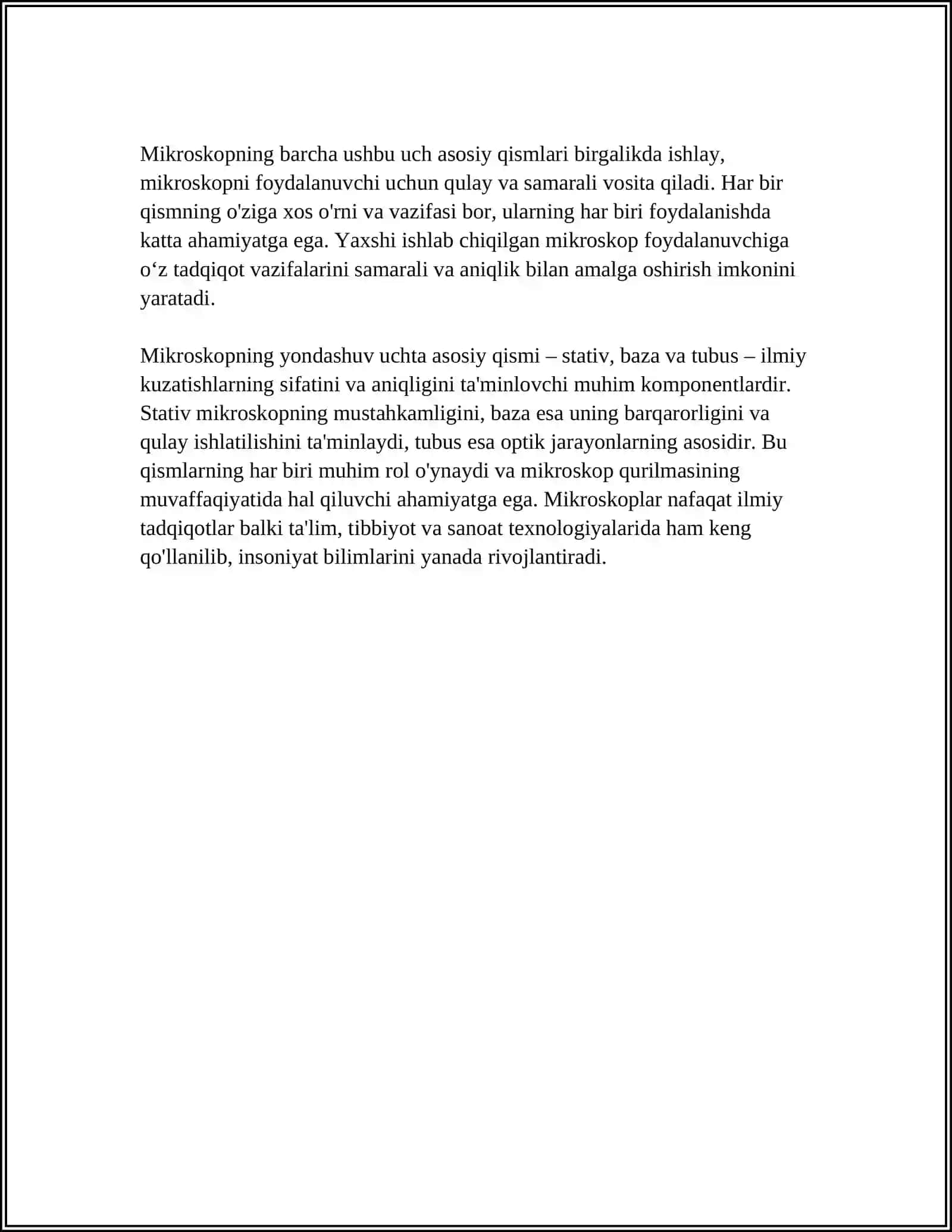 MIKROSKOP TUZILISHI VA UNING KATTALASHTIRISHI 4