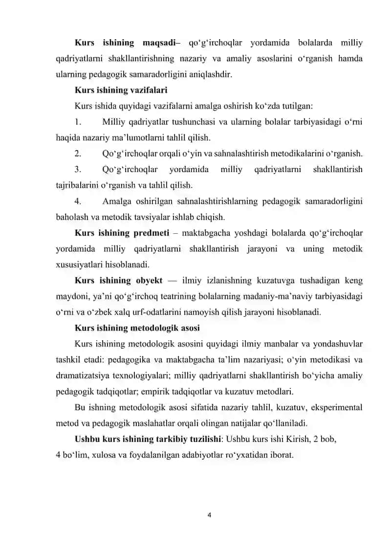 Qo'g'irchoq spektakillarda o'zbek xalq urf-odatlarini ko'rsatish 4