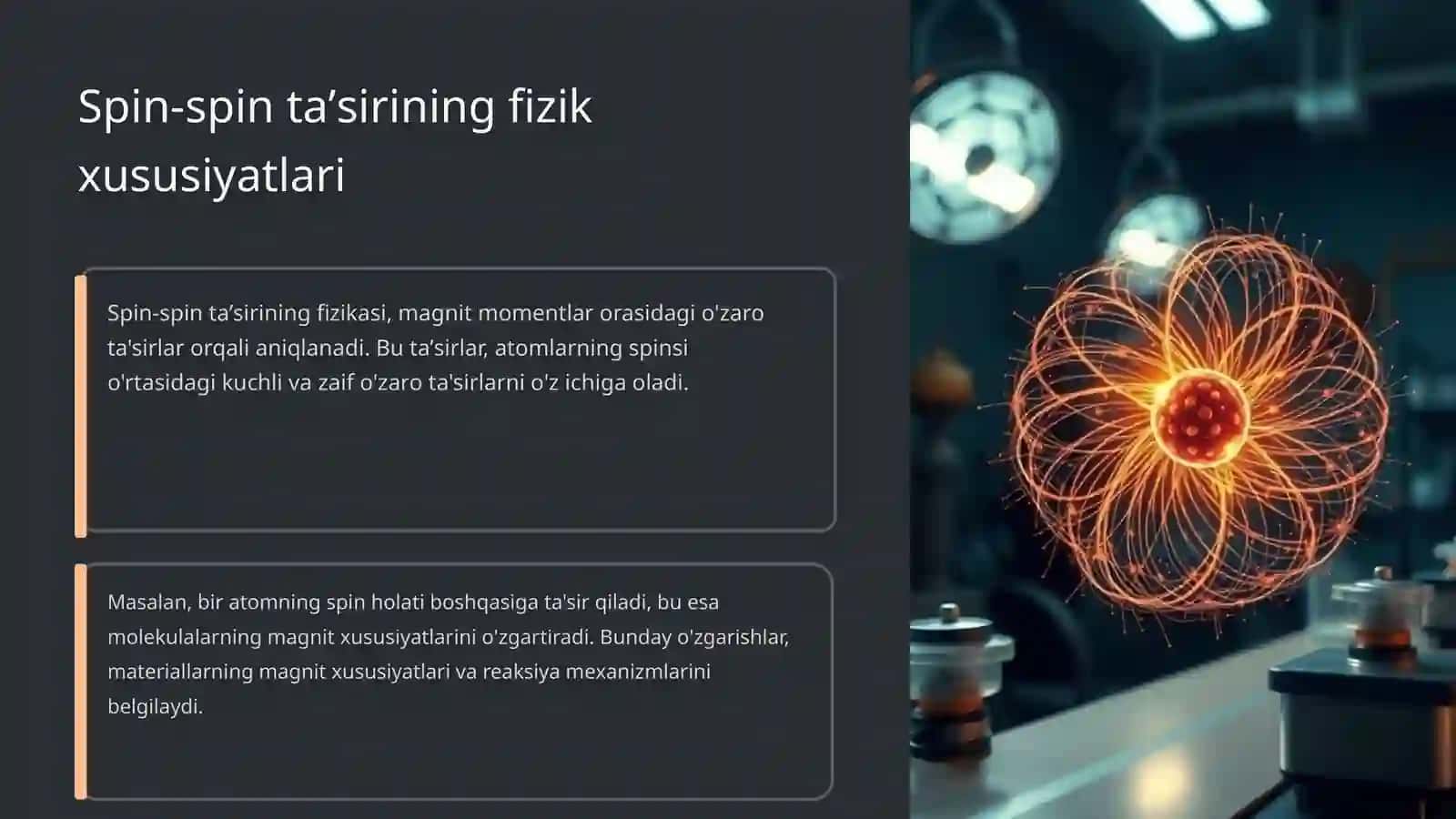 Spin-spin ta'sir konstantasi 4