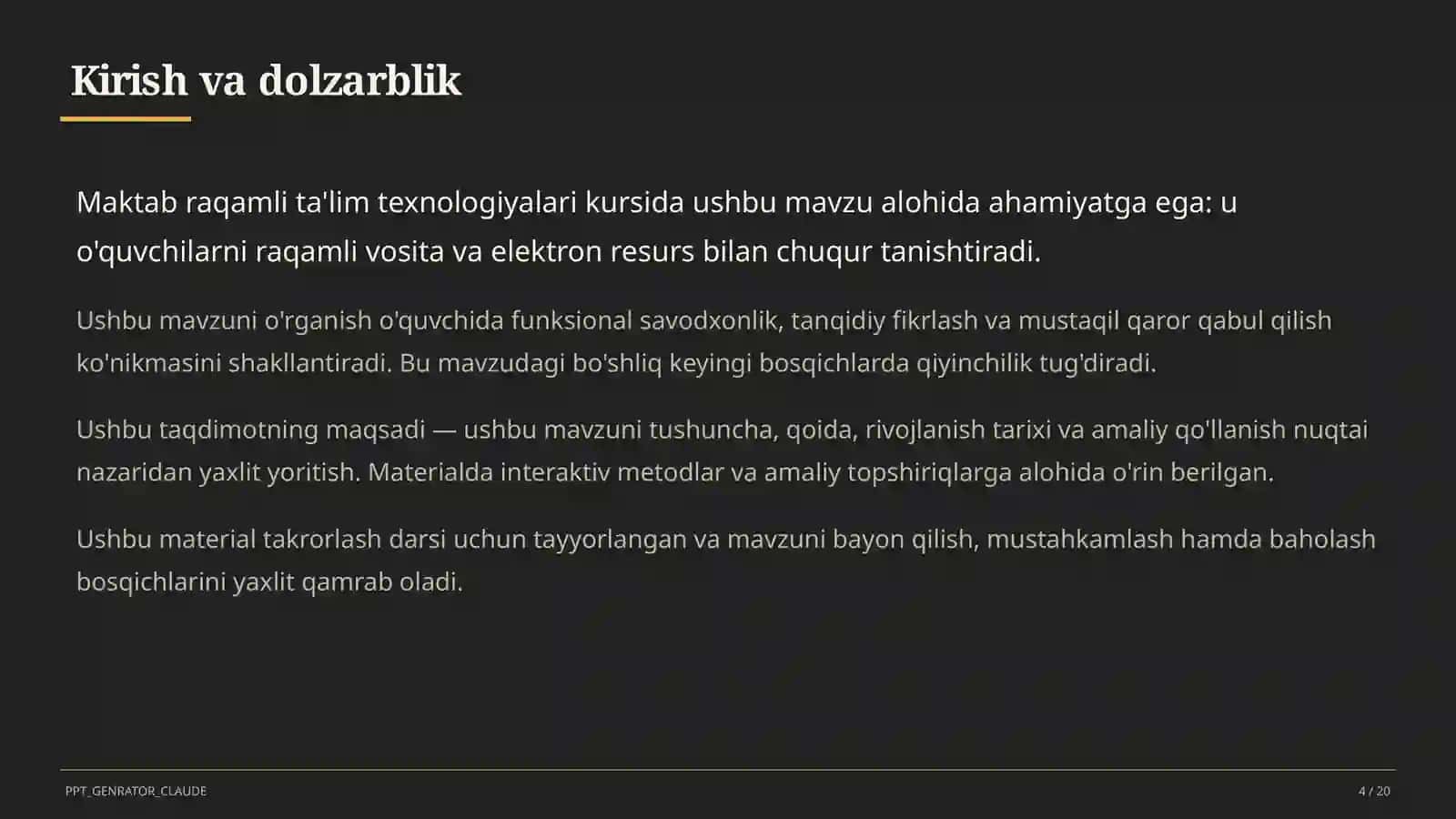 Ta'lim analitikasi: o'quvchi natijalarini tahlil qilish 4