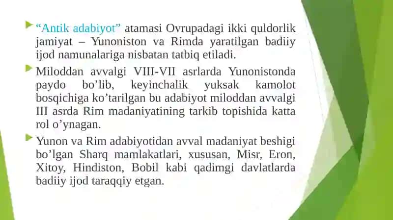 Antik davr yunon-rim adabiyoti 4