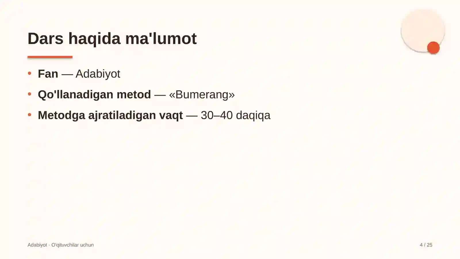 adabiyot darslarida bumerang metodidan foydalanish 9408 4