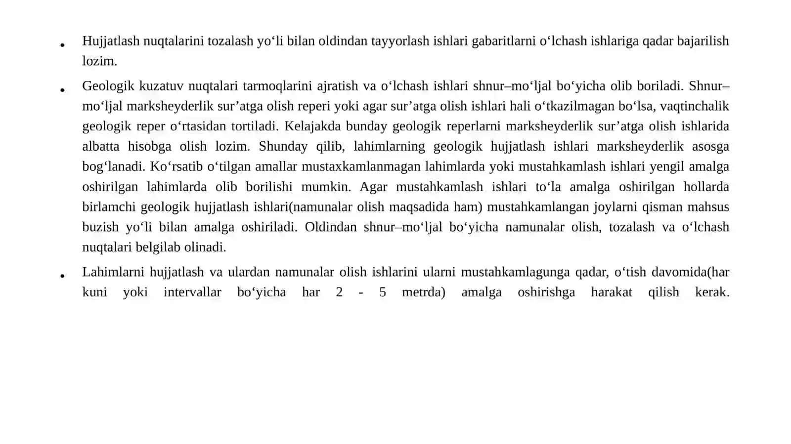 Razvedka tizimi, burg‘ilash, tog‘ inshootlari, tog‘ ishlari va burg‘ilash 4