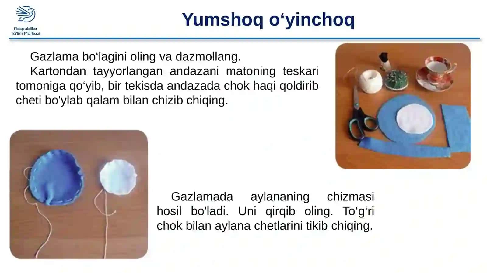 4-sinf Texnologiya fanidan Texnologiyaning rivojlanishi mavzusida dars ishlanmasi 4