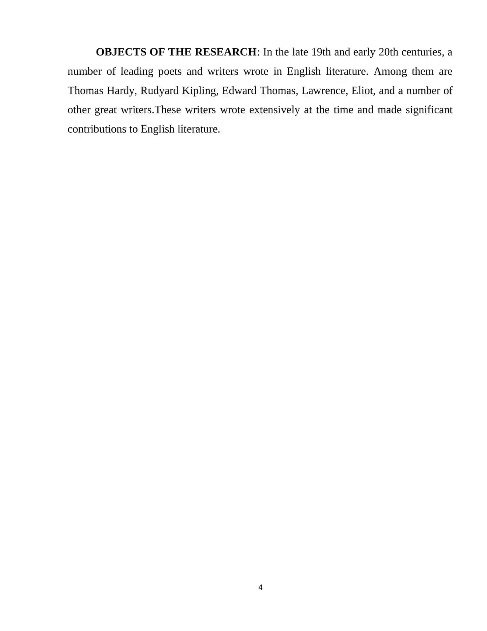 English literature at the end of the 19th and beginning of the 20th century 4
