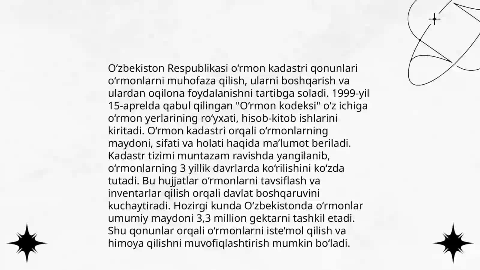 O'rmon xo'jalik kadast asoslari 4