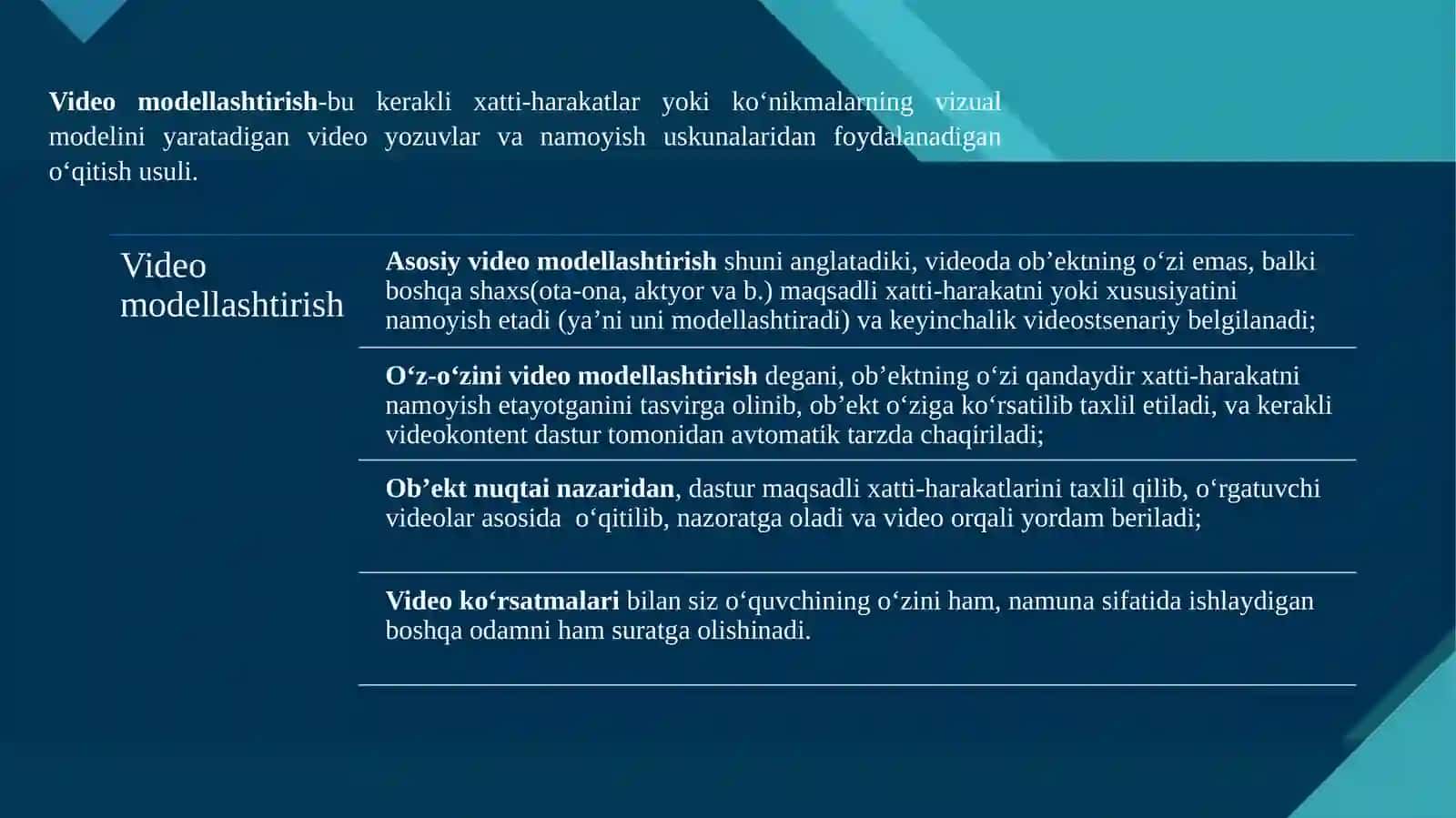 Sun’iy intellekt asosida video tasvirlarni raqamli qayta ishlash algoritmi va dasturiy ta’minotini ishlab chiqish 4