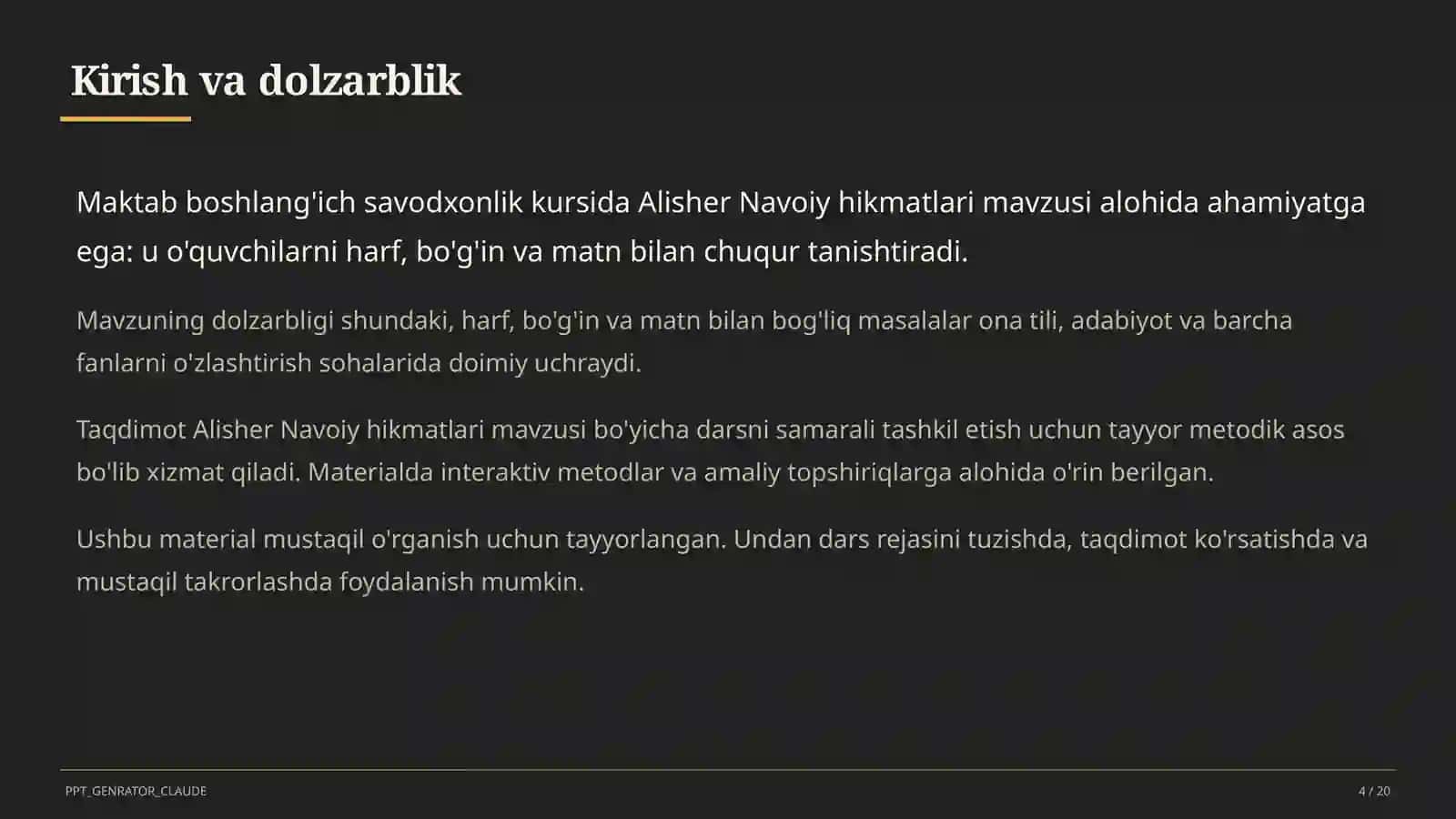 Alisher Navoiy hikmatlari (3-sinf) 4