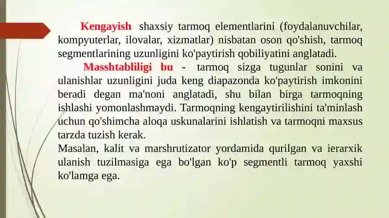 Kommunikatsion kanalning o’tkazish qobiliyati 4