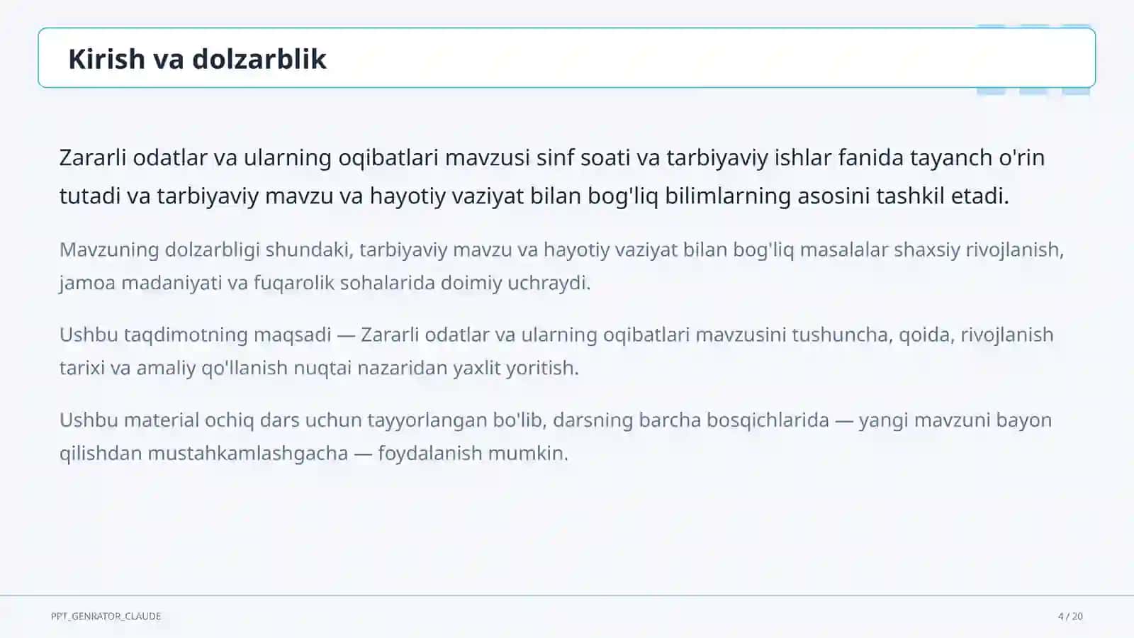 Zararli odatlar va ularning oqibatlari 4