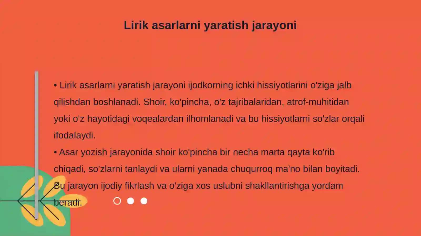 Lirik asarlar ustida ishlash yoʻllari 4