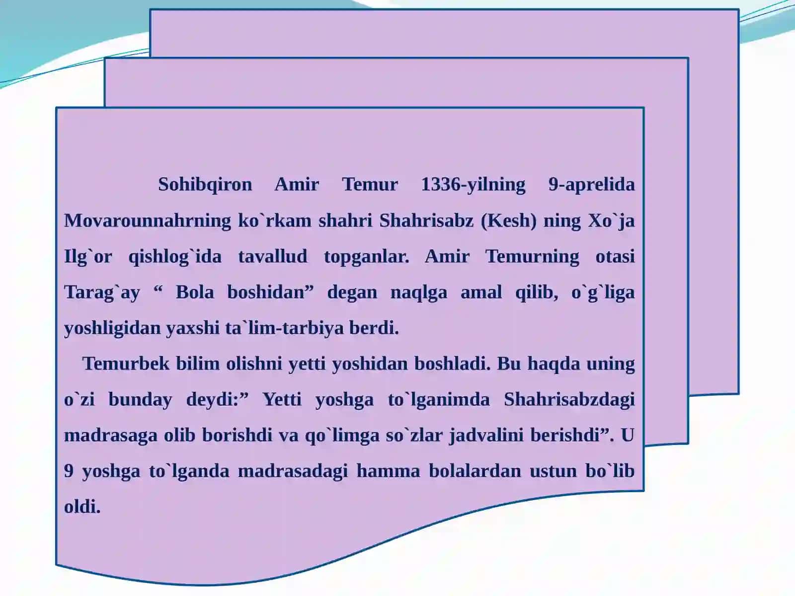 Amir Temur va Temuriylar davlati 4