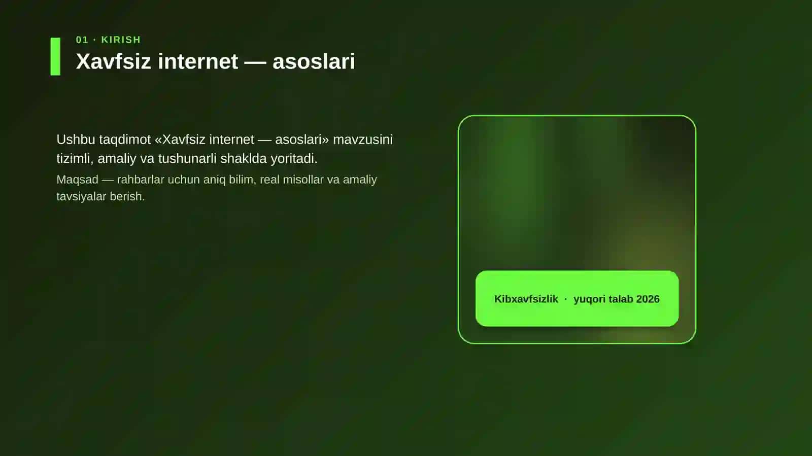 Xavfsiz internet — asoslari 4