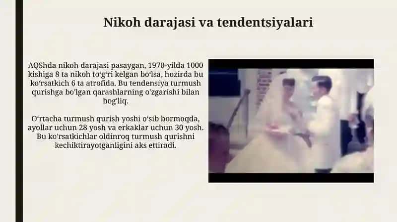 Amerika davlatining zamonaviy oila va nikoh transformatsiyasi 4