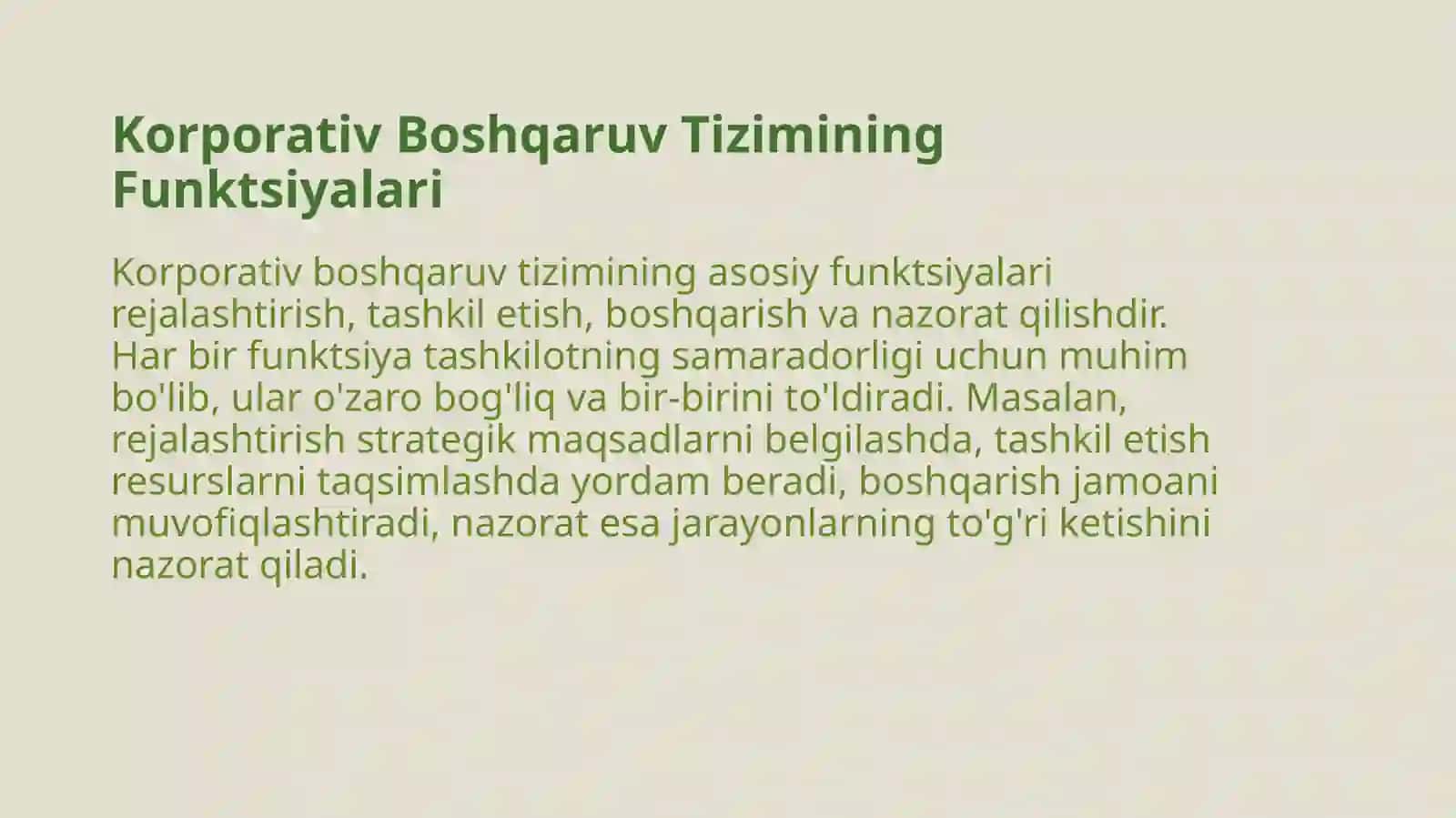 Korporativ boshqaruv tizimi 4