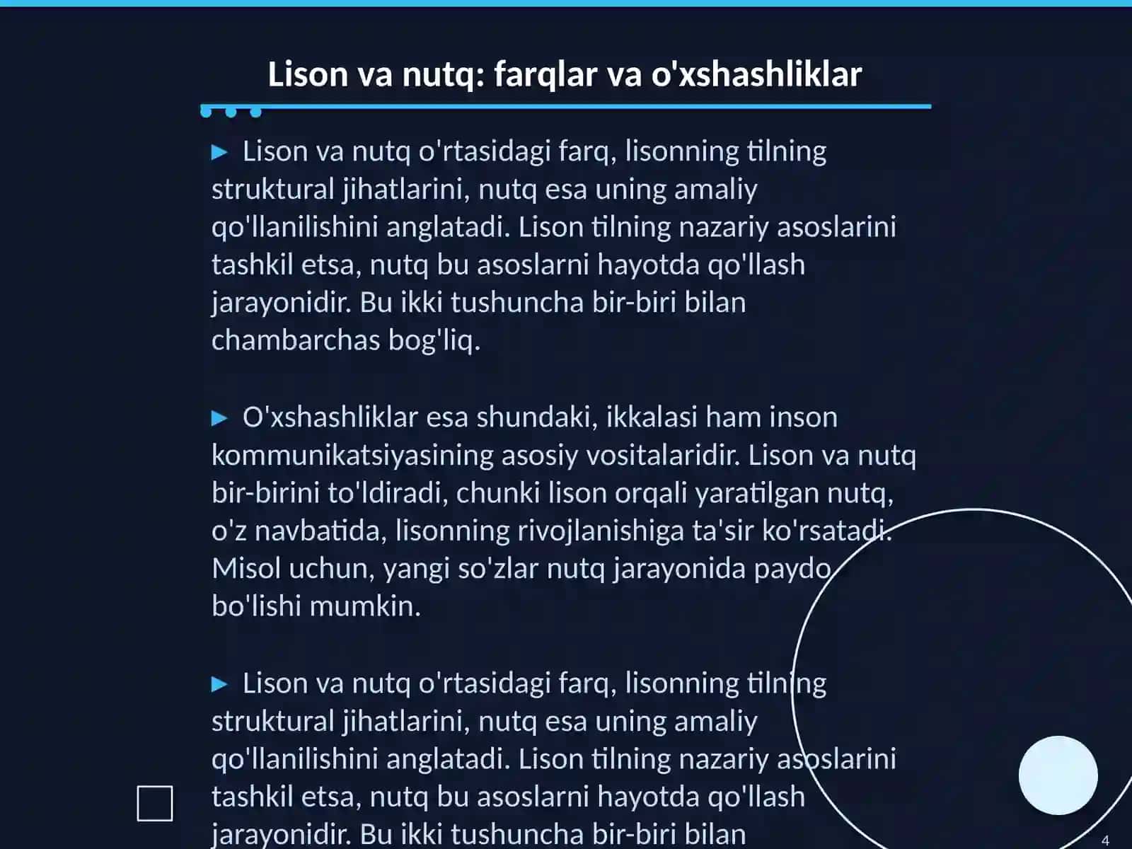 Til va nutq munosabati 4
