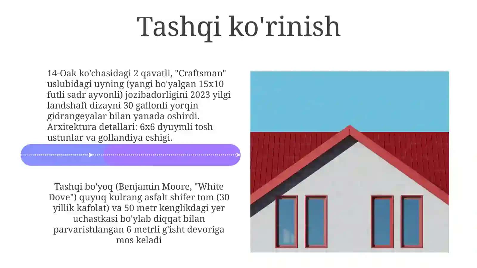 Décrive votre maison 4
