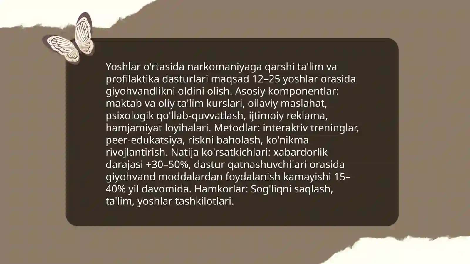 Narkomaniya va unga qarshi dasturlar 4