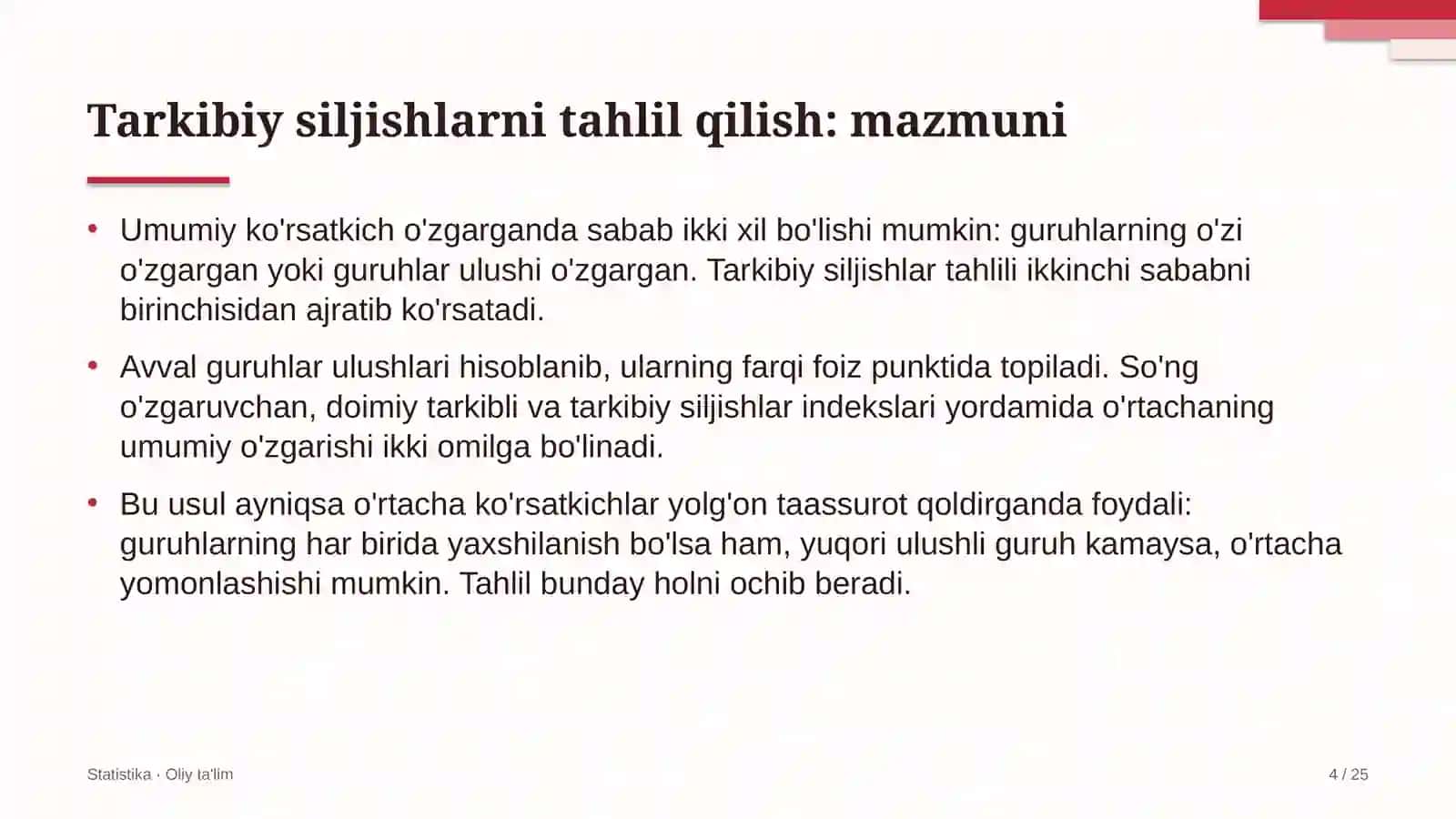 stomatologiya klinikalarida tarkibiy siljishlarni tahlil qilish 7898 4