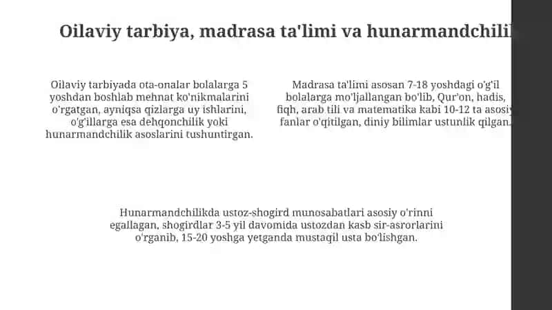 Xonliklar davridagi ijtimoiy siyosiy muhitnig tarbiya ta'siri 4
