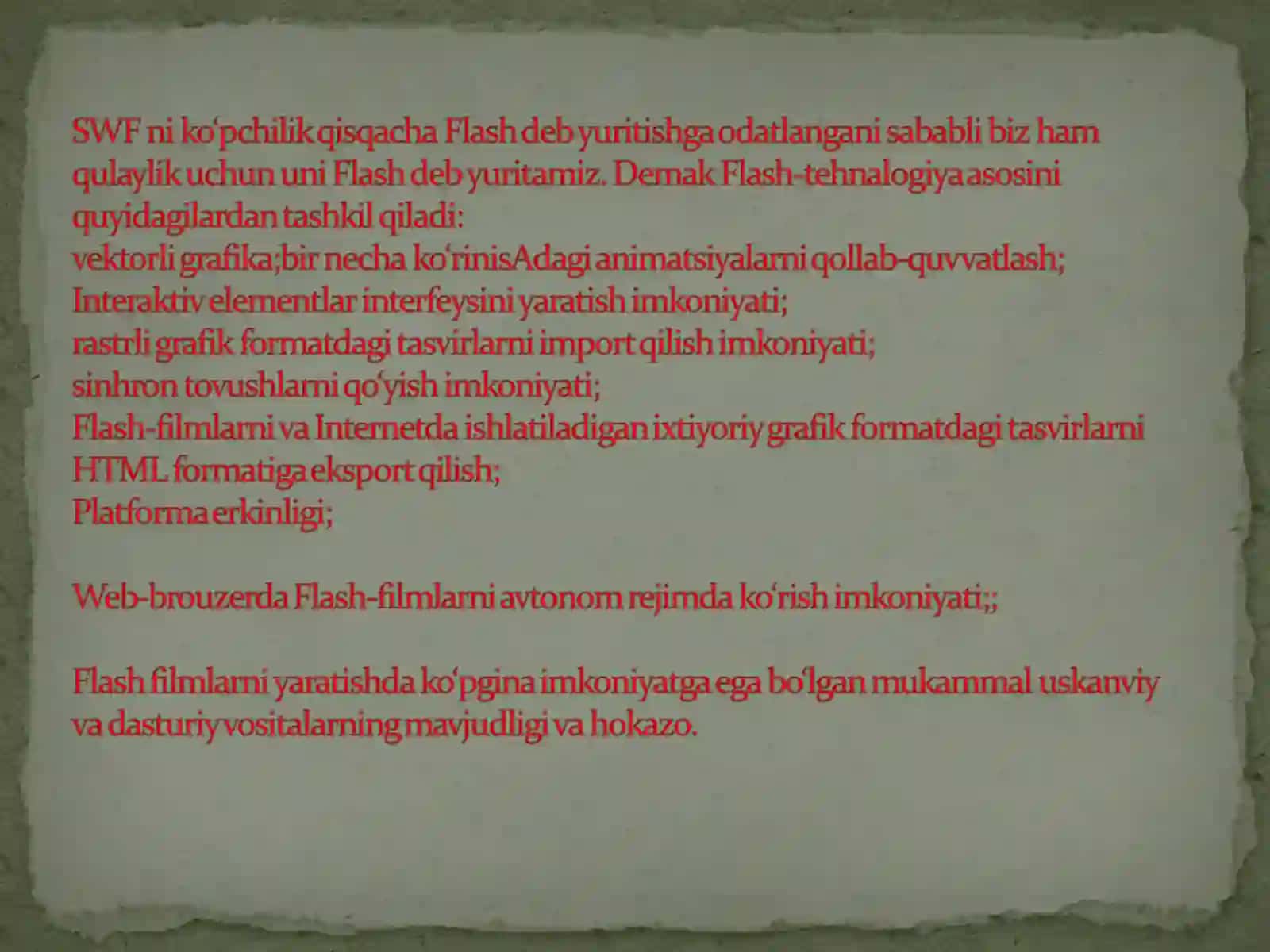 Macromedia Flash dasturiga kirish 4