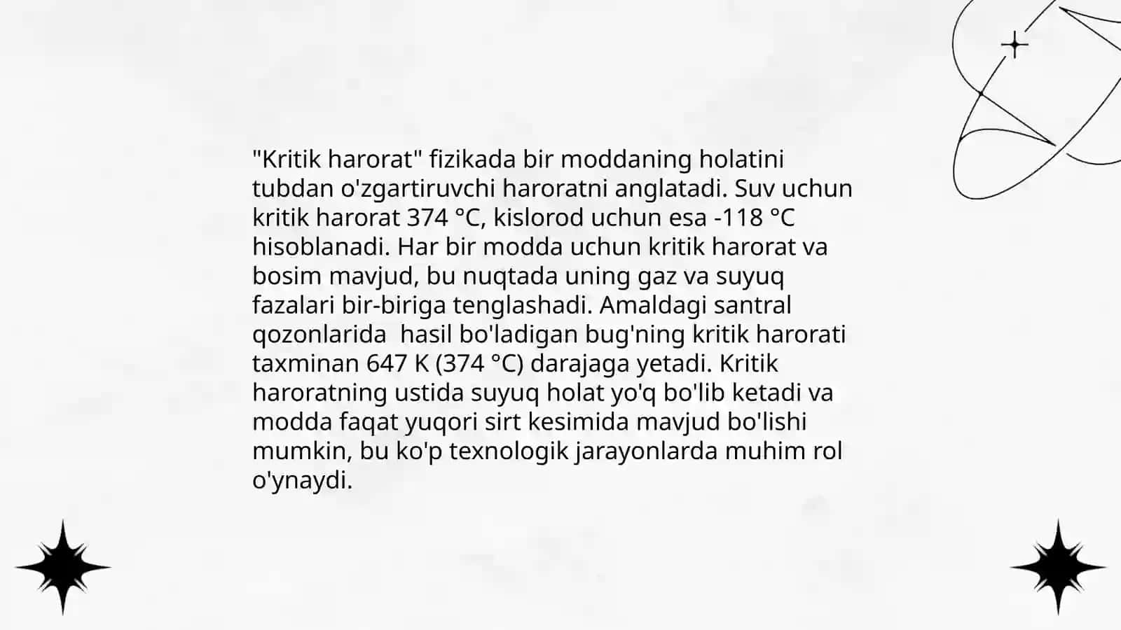 Kritik kattaliklarni hisoblash tenglamalari 4