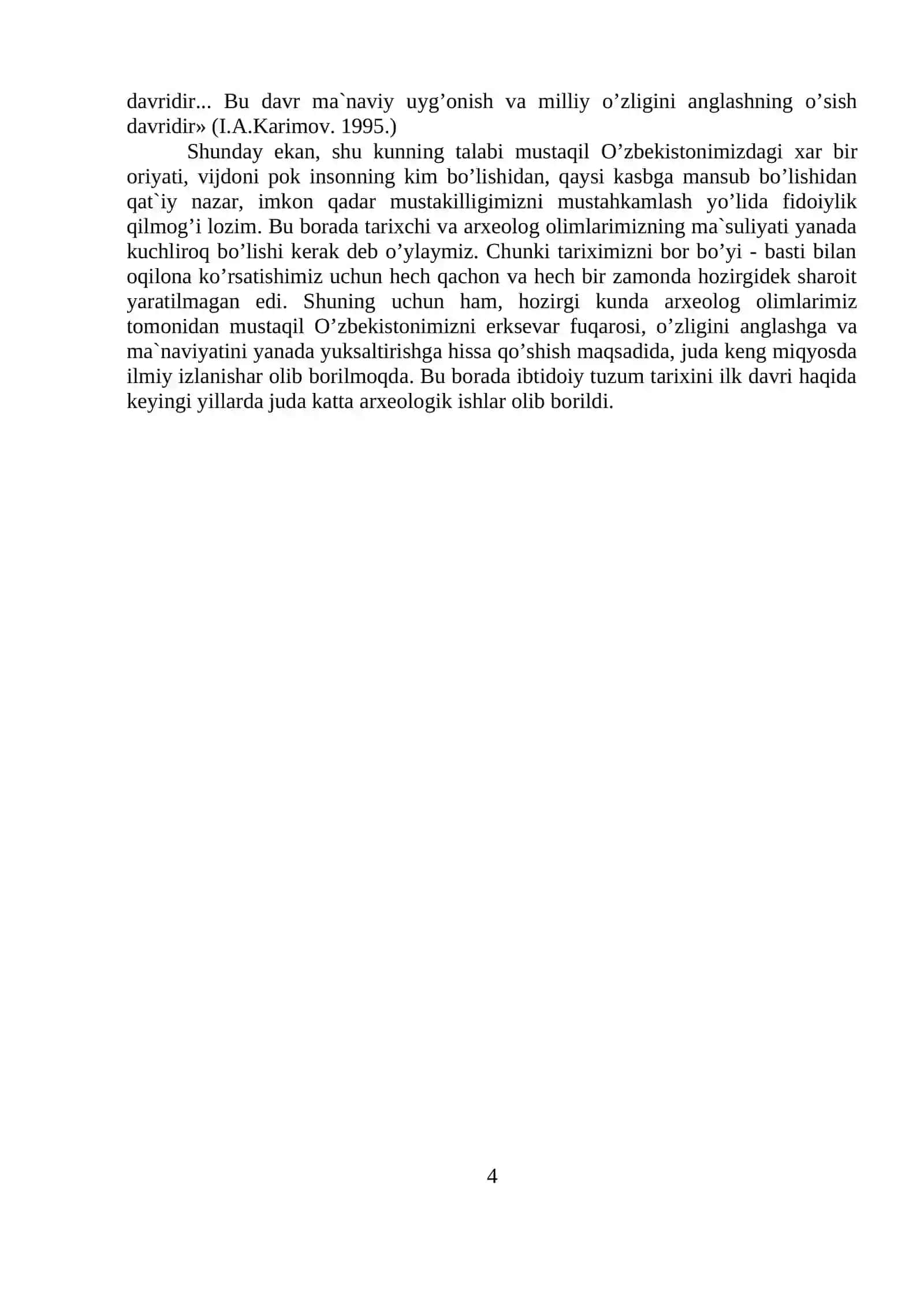 SOVETLAR DAVRIDA O‘ZBEKISTONDA ARXEOLOGIYAGA OID TADQIQOTLAR 4