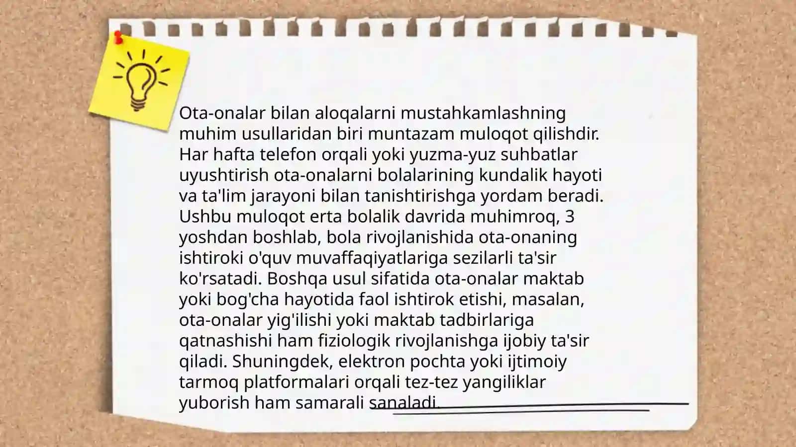 Ota-onalar bilan hamkorlikning ahamiyati 4
