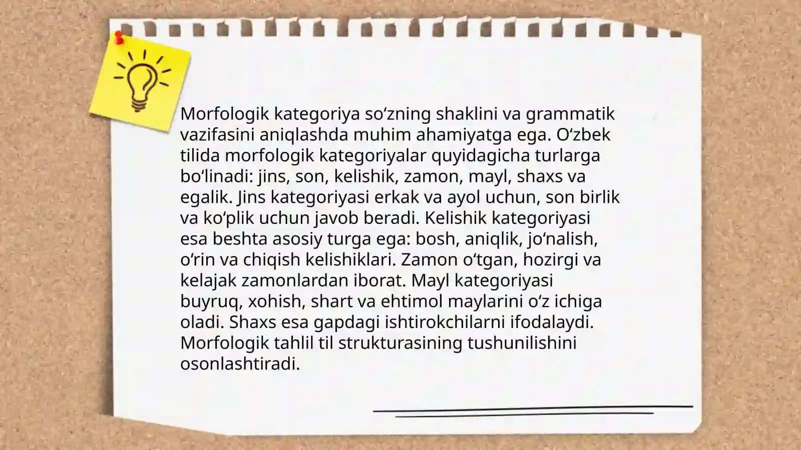 Grammatika va Morfologiya 4