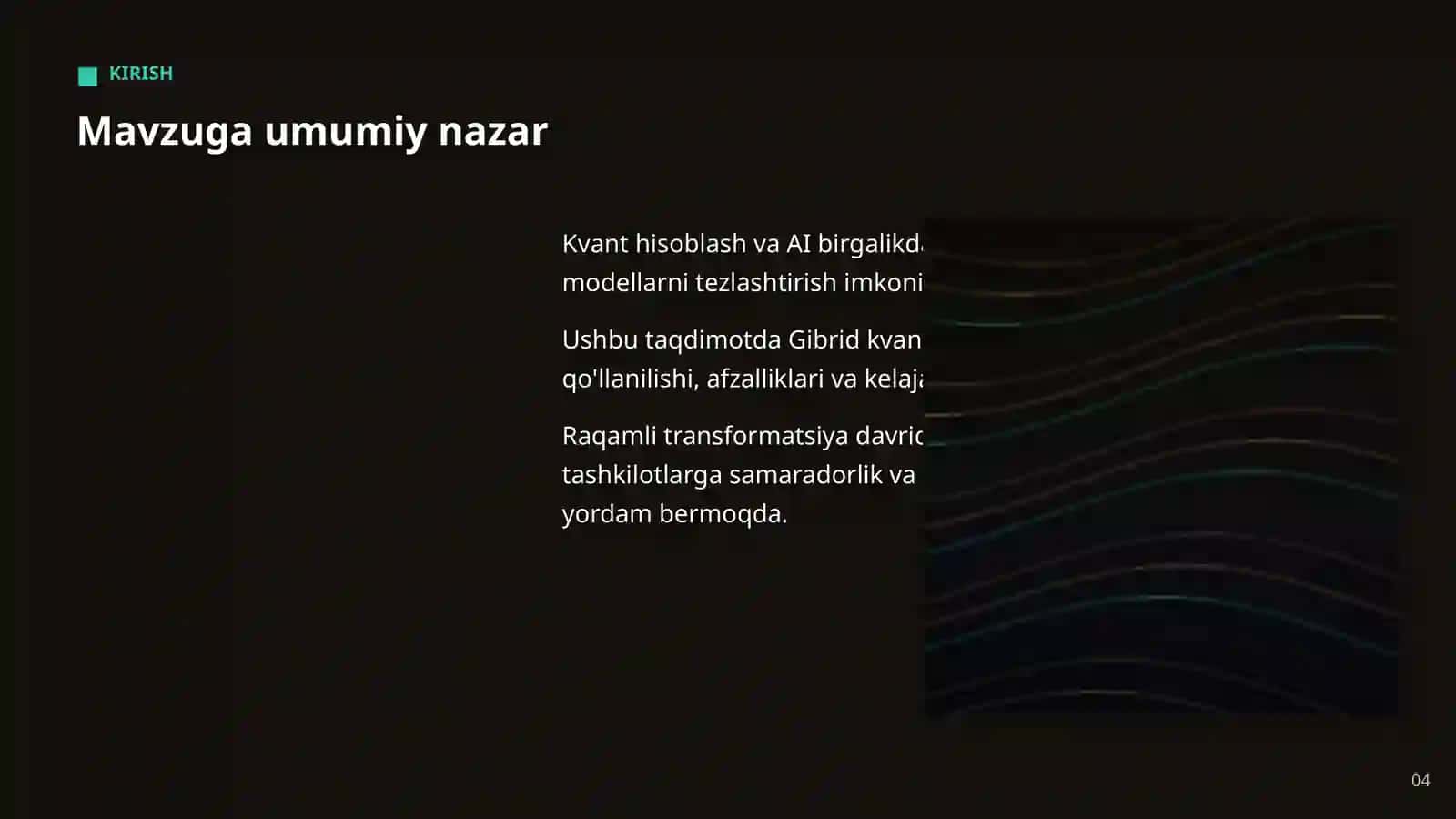 KVANT HISOBLASH VA AI 4