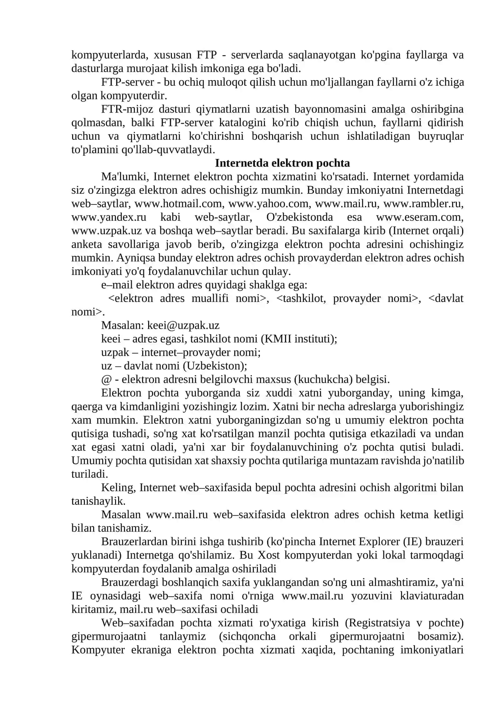 Elektron pochta xizmati 4