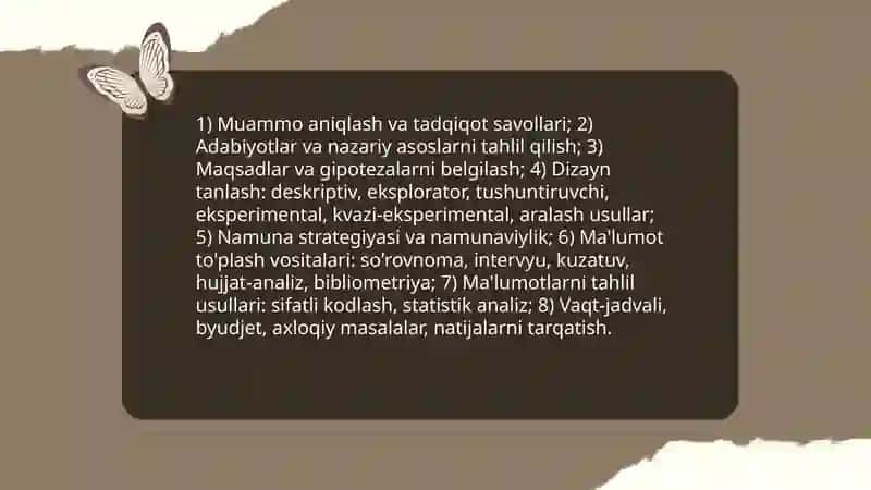 Kutubxonashunoslik fanining ilmiy usullari va kutubxonachilik tadqiqotlarini tashkil etilishi 4