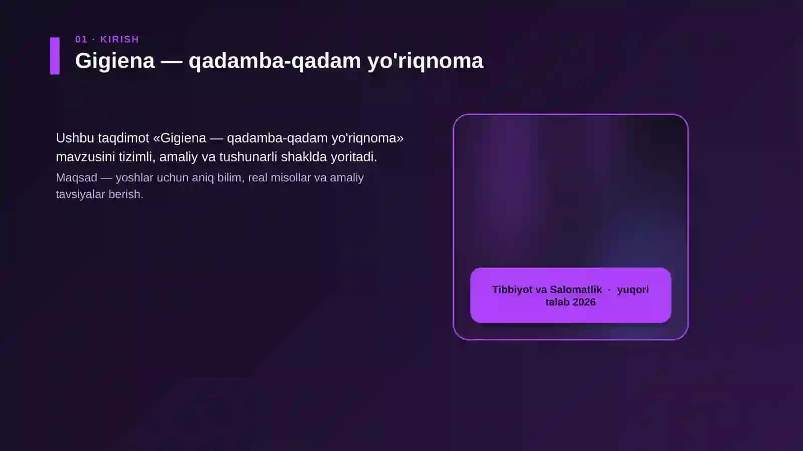 Gigiena — qadamba-qadam yo'riqnoma 4